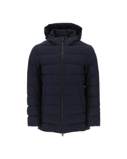 Herno Blue Down Jackets for men