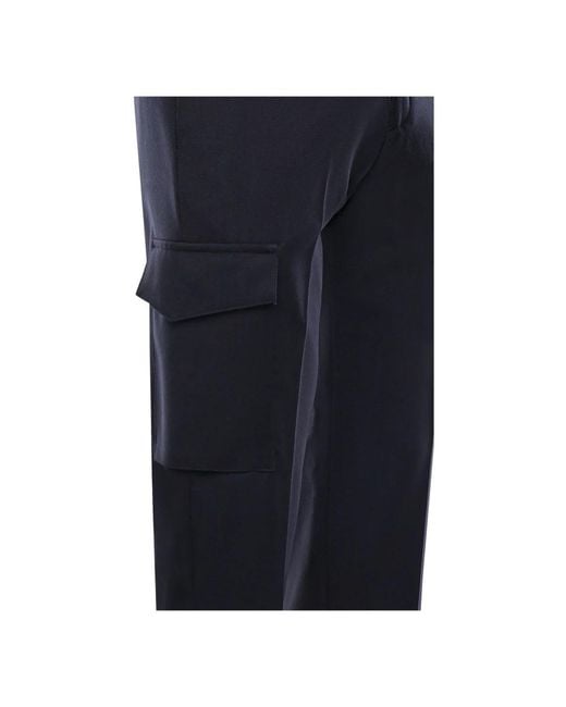 BE ABLE Blue Straight Trousers for men