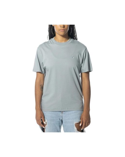 Camiseta de manga corta para mujer casey Carhartt de color Blue