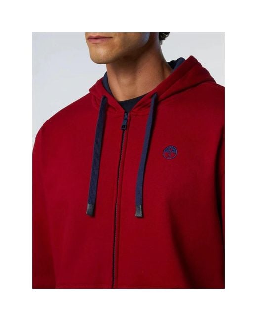Zip-Throughs North Sails de hombre de color Red
