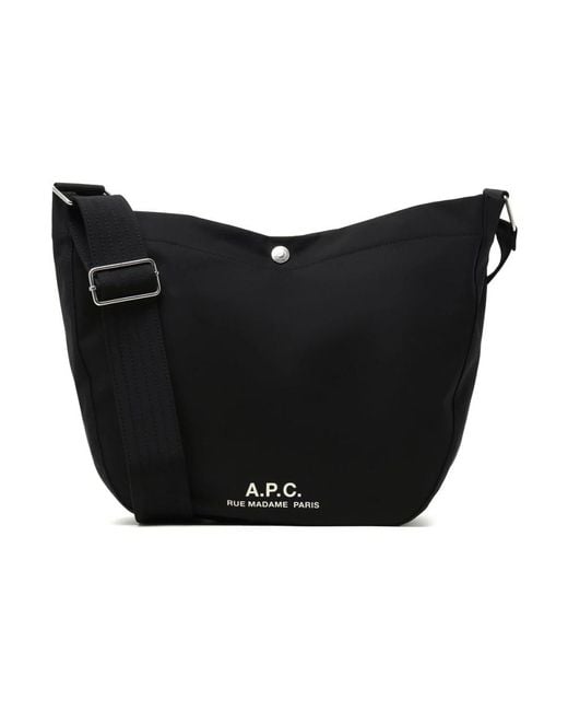 A.P.C. Black Cross Body Bags for men