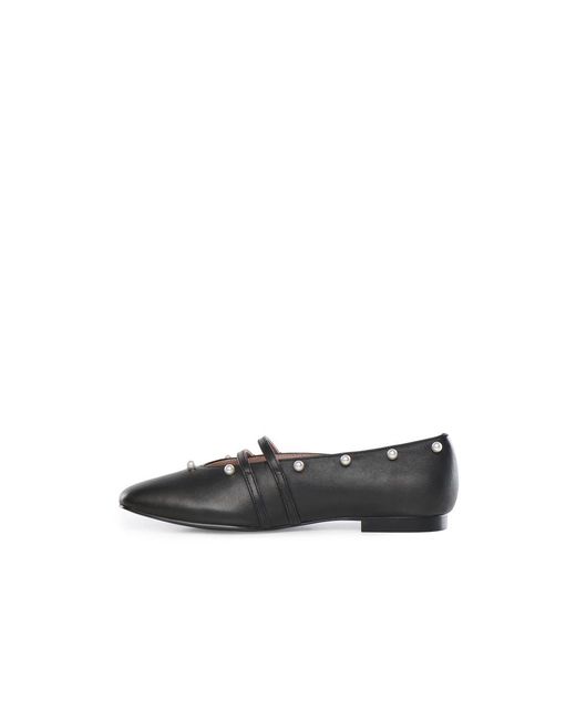Coccinelle Black Ballerina Shoes