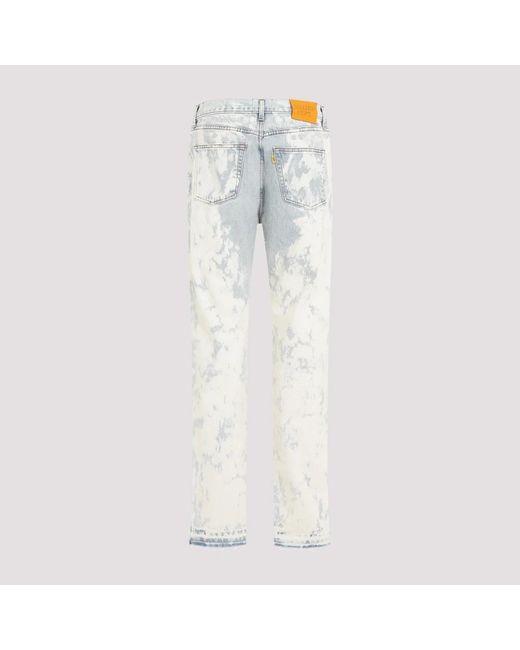 GALLERY DEPT. White Straight Jeans for men