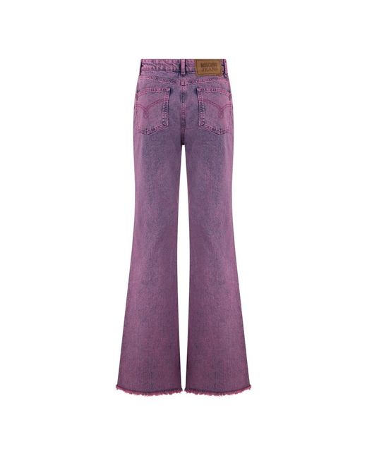 Moschino Purple Flare Jeans
