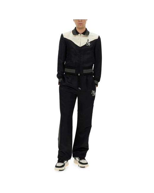 Amiri Black Bomber Jackets for men