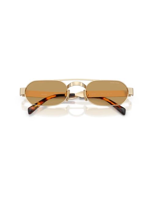 Miu Miu Metallic Sunglasses