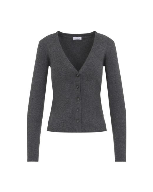 Cardigans Brunello Cucinelli de color Blue