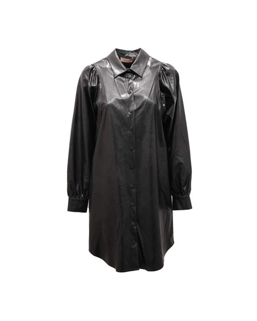 Twinset Black Shirt Dresses