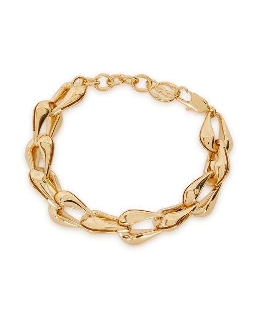 Bally Accessoires ,Geel ,Stijlvolle Armbanden Collectie in het Metallic