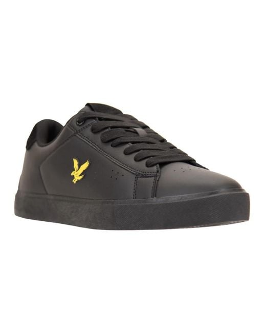 Lyle & Scott Black Sneakers for men