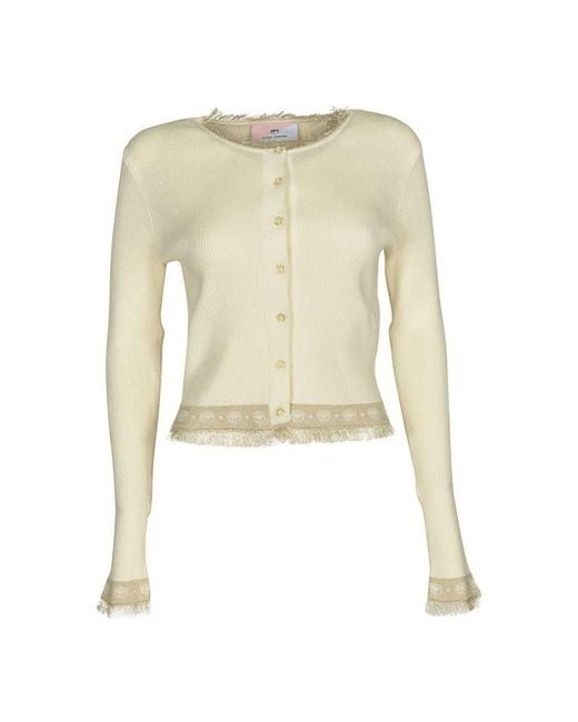 Chiara Ferragni Natural Cardigans