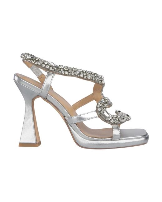 High Heel Sandals di Alma En Pena. in Metallic