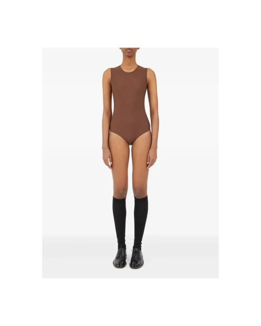 Maison Margiela Tops ,Bruin ,Bruin Body Geur in het Brown