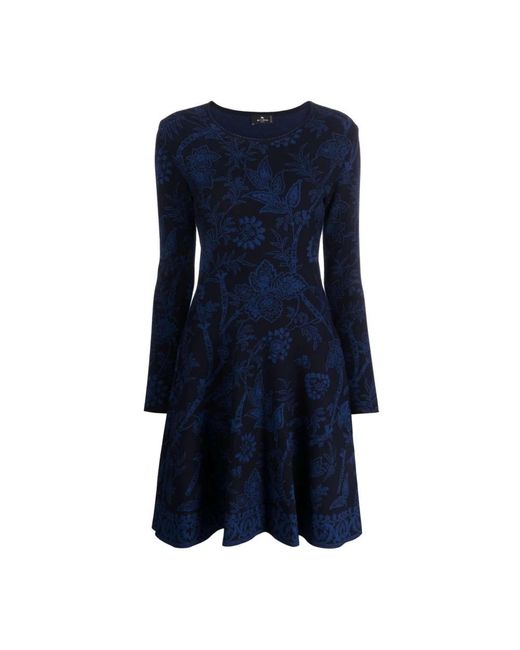 Etro Blue Short Dresses
