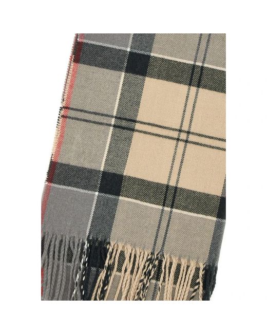 Barbour Gray Winter Scarves for men