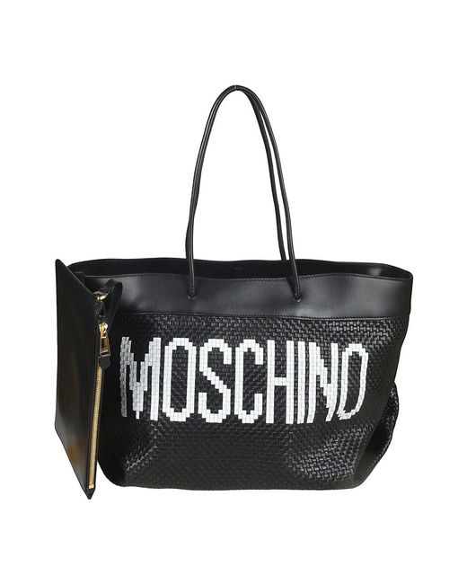 Moschino Black Stilvolle taschen kollektion