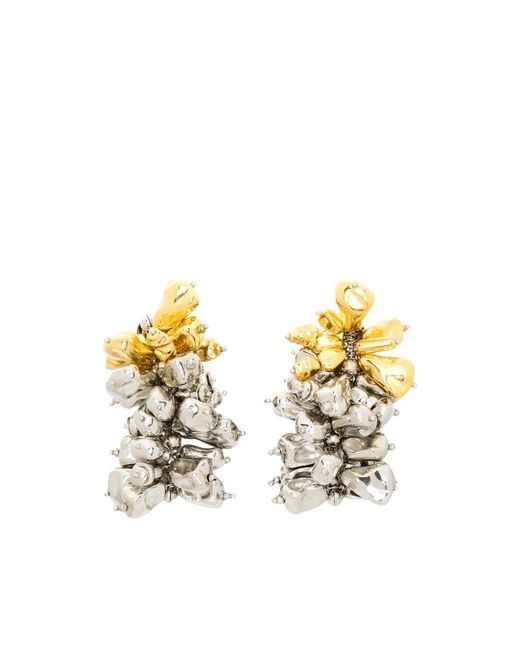 Dries Van Noten Metallic Earrings
