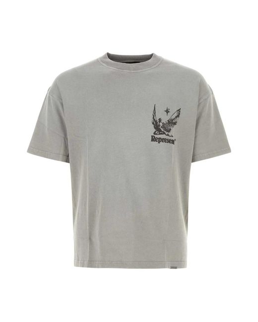 Represent Sommer spirits baumwoll t-shirt in Gray für Herren