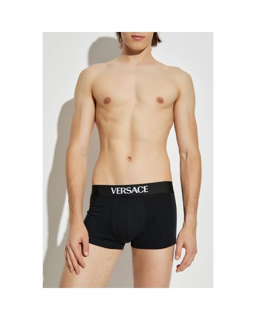 Bottoms Versace de hombre de color Black