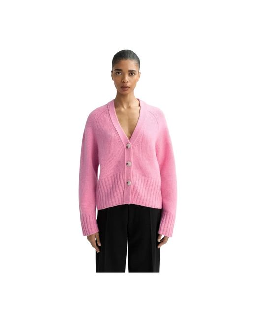 Cardigans Soft Goat en coloris Pink