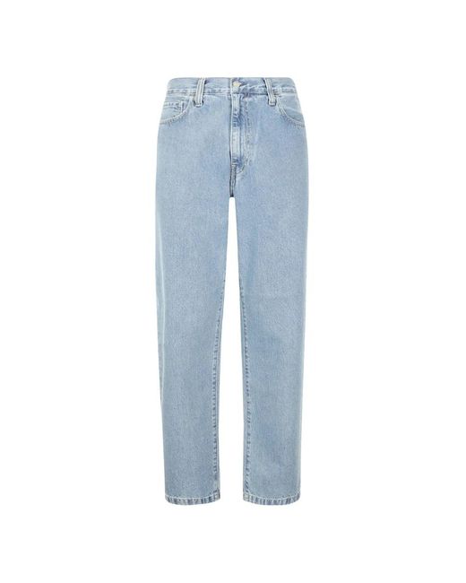 Carhartt Blue Straight Jeans for men