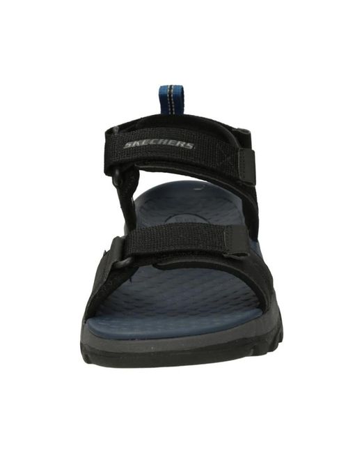 Shoes > sandals > flat sandals Skechers pour homme en coloris Black