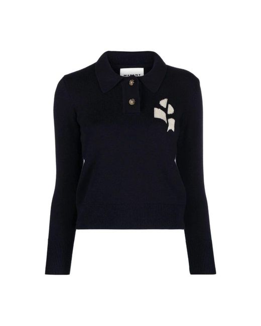 Isabel Marant Blue Rundhals-Strickware