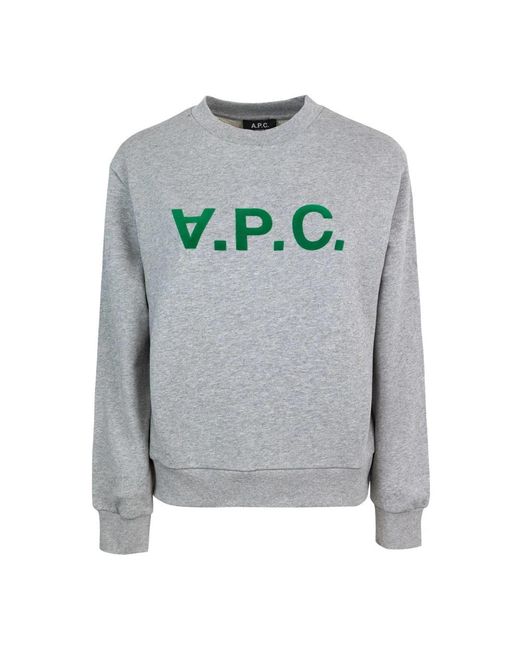 A.P.C. Gray Sweatshirts