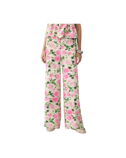 Liu Jo White Wide Trousers