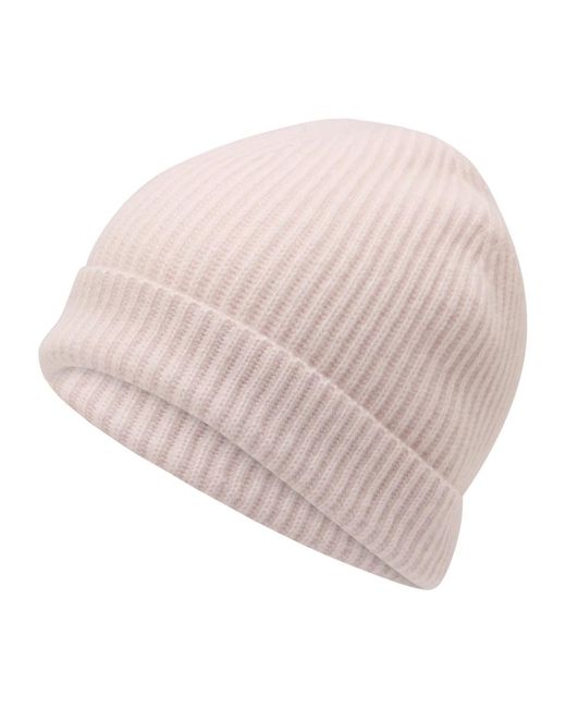 Alpha Studio Kaschmir Beanie Mütze Offwhite Modell Au-5930S in Pink für Herren