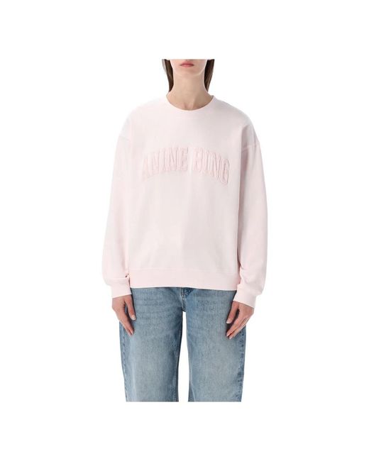Anine Bing Pink Sweatshirts
