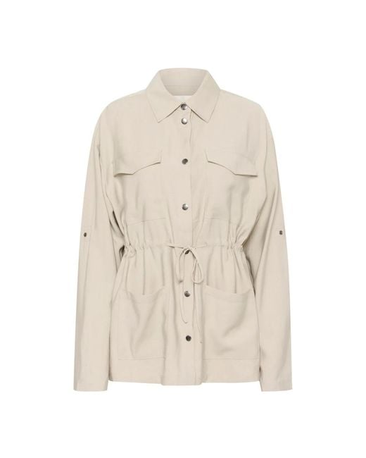 Kaffe Light Jackets in het Natural