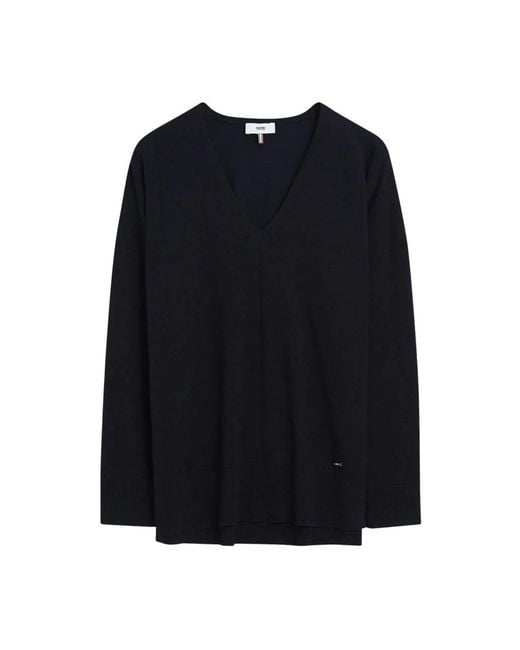 Cinque Black V-Neck Knitwear
