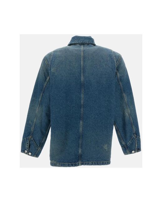 Carhartt Blue Denim Jackets for men