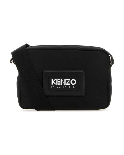KENZO Black Cross Body Bags for men