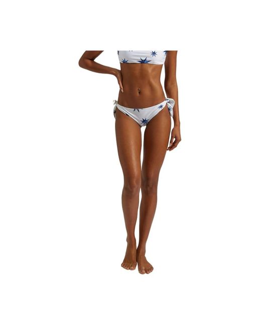 LaDoubleJ Badmode ,Blauw ,Bow Brief in het Brown