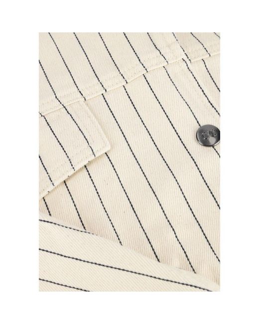 co'couture Jassen ,Light Pin Box Jas in het Natural