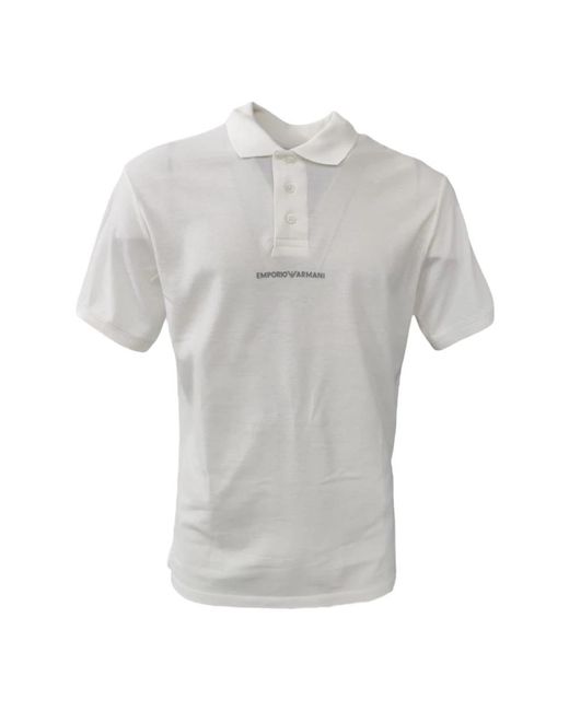 Emporio Armani Gray Polo Shirts for men