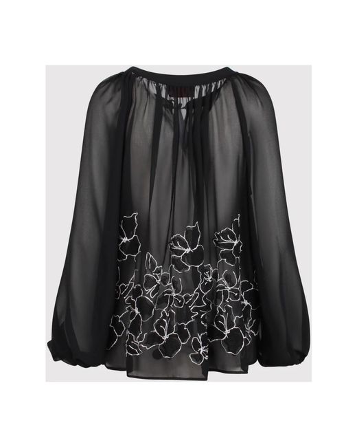 Ermanno Scervino Black Blouses