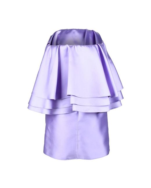 SIMONA CORSELLINI Purple Party Dresses