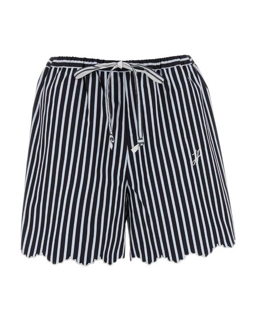 Patou Blue Short Shorts