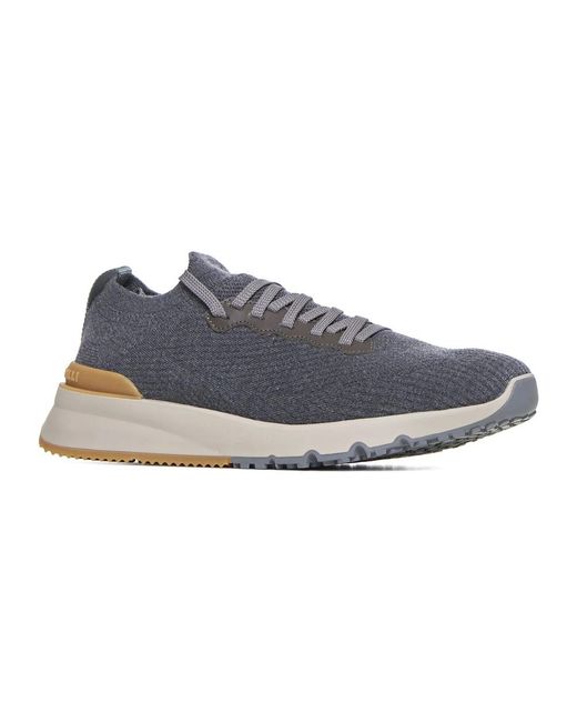 Brunello Cucinelli Blue Sneakers for men
