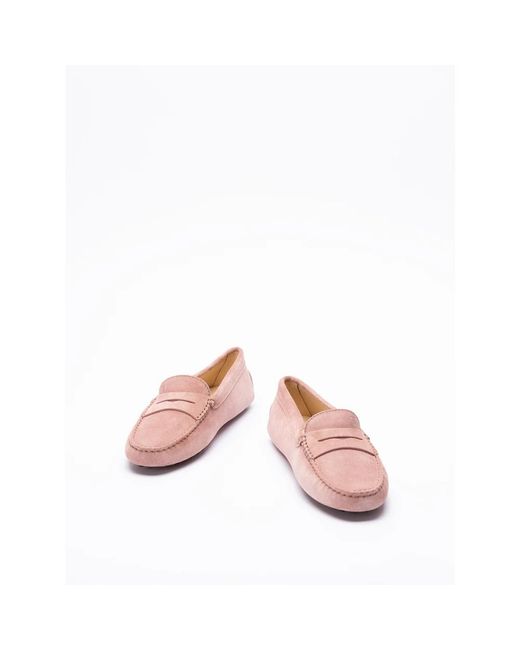 Tod's Pink Loafers
