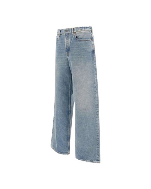 Golden Goose Deluxe Brand Blue Wide Jeans for men