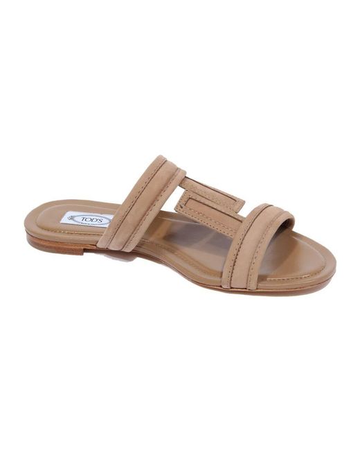Sliders di Tod's in Brown