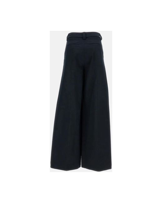 Thelatest Blue Wide Trousers