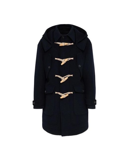 DSquared² Black Single-Breasted Coats for men