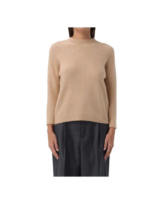 Roberto Collina Cashmere Knitwear in het Natural