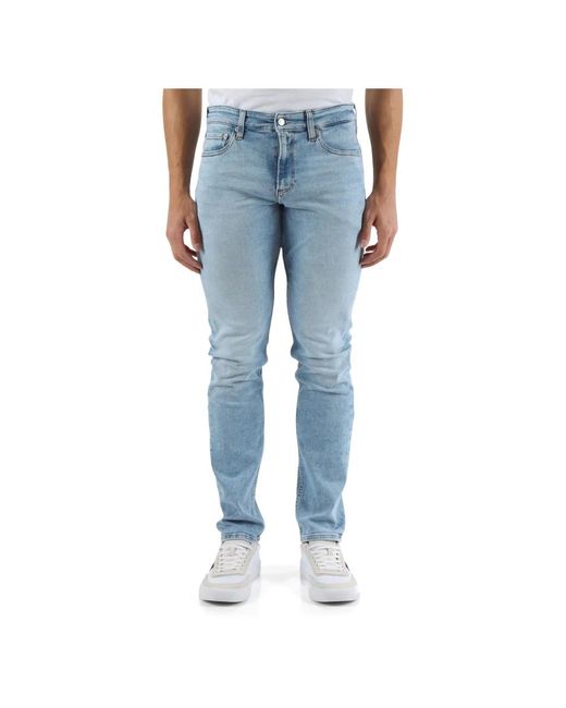 Calvin Klein Slim fit five-pocket jeans in Blue für Herren