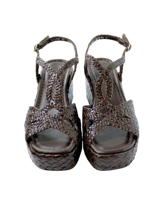 Pons Quintana Black Wedges